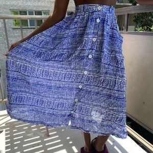 American Apparel button up skirt